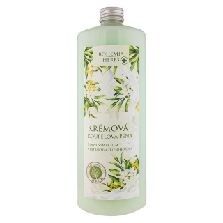 Krémová pěna do koupele - mléko a zelený čaj 1000ml