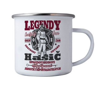 Hrnek plecháček Hasič
