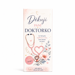 Dárková čokoláda - Děkuji paní doktorko