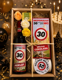 Dárkový balíček k 30. narozeninám - Nezpomaluj!