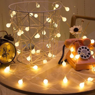 LED světelný řetěz malé žárovky