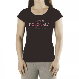 Tričko s potiskem - Nejsem dokonalá