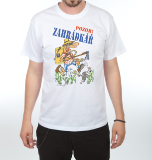 Tričko s potiskem - Zahrádkář