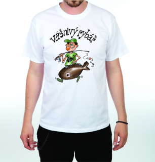 Tričko s potiskem - Vášnivý rybář