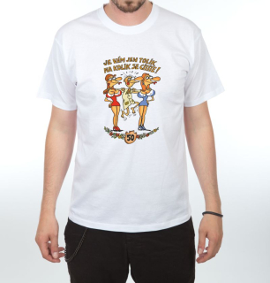 Tričko Výročí - muž - 50 let