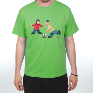 Tričko s potiskem Pat a Mat - Fotbal - kiwi