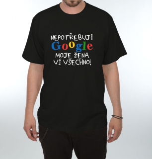 Tričko s potiskem - Google
