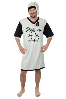 Pánská noční košile - Stojíš mi za to, zlato